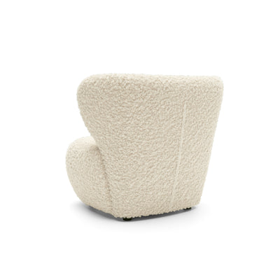 Olemo Armchair 82x74 cm, Japandi Style – back view