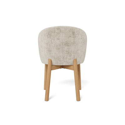 Melor Set of Two Chairs with Armrests, Modern Style – back view