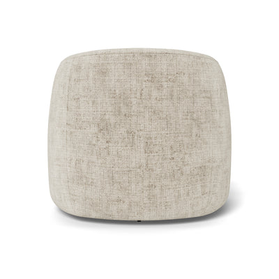 Setum Swivel Armchair with Soft Seat, Modern Style – back view