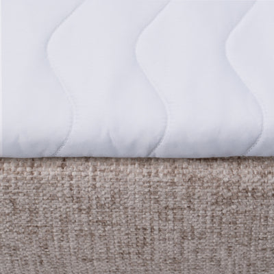Gory Continental Divan Bed with Storage, Minimalist Style – close-up of details and texture