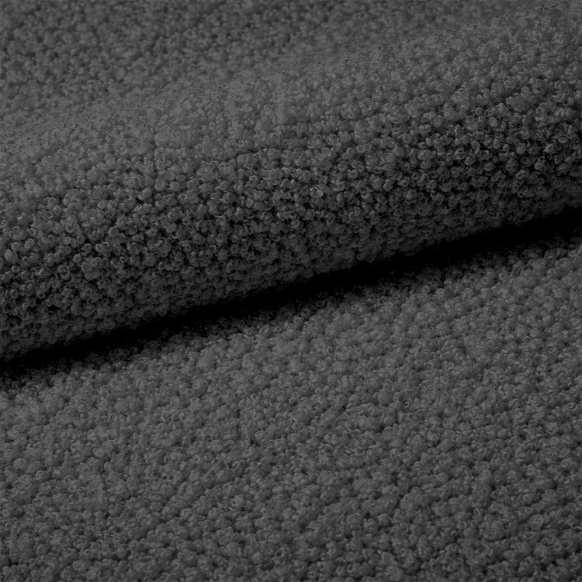 Fabric sample QUELLE Dark Hematite (QUELLE 92)