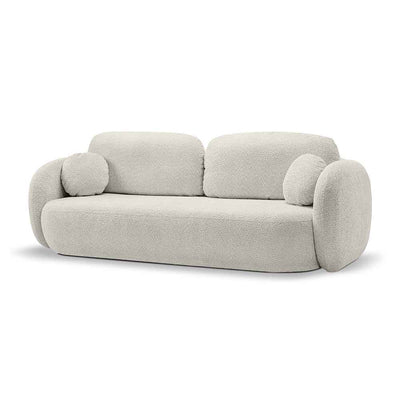 Olemo Sofa Bed 142x200, Modern Style, Abriamo Fabric – Sandy Dune (ABRIAMO 03)
