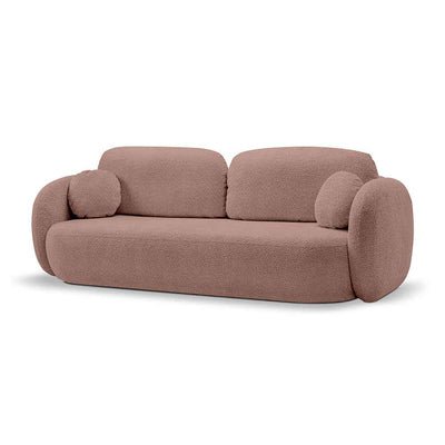 Olemo Sofa Bed 142x200, Modern Style, Abriamo Fabric – Burnt Plum (ABRIAMO 12)
