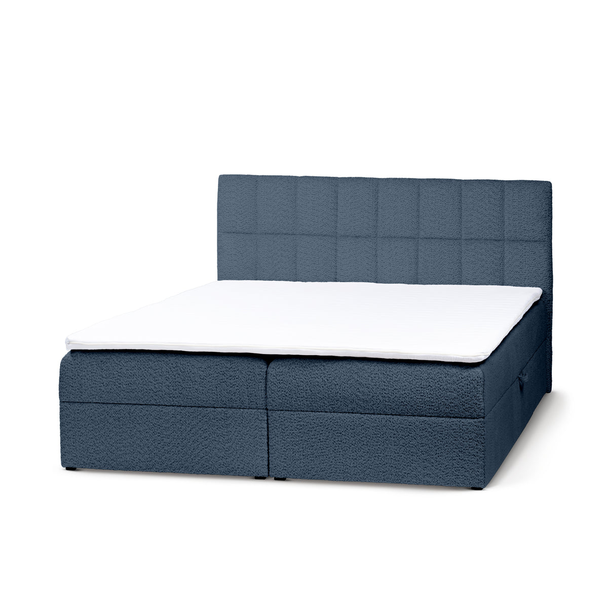 Bazy Continental Divan Bed with Storage, Glamour Style – Cobalt Shadow (ABRIAMO 14), 200
