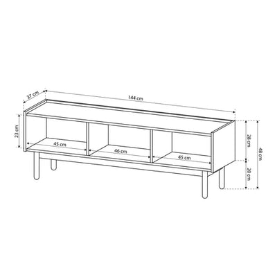 Anawa TV Unit 144x48, Boho Style