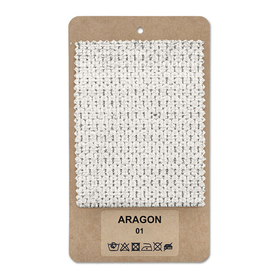 Fabric sample ARAGON Porcelain White (ARAGON 01)