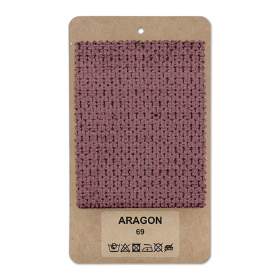 Fabric sample ARAGON Burgundy Matte (ARAGON 69)