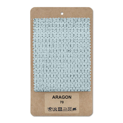 Fabric sample ARAGON Icy Azure (ARAGON 70)