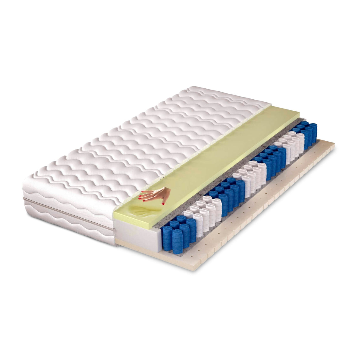 Clouds Pocket Spring Mattress H3 90x200, 140x200, 160x200 and 180x200 – main photo | Pillovely