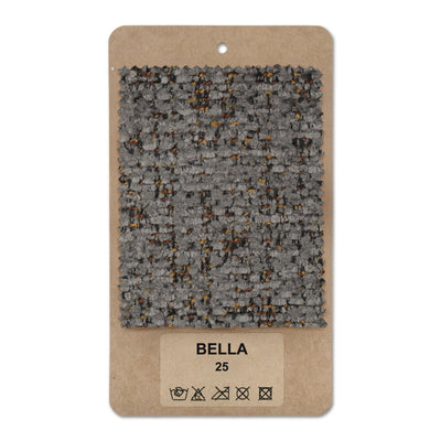 Fabric sample Bella Graphite Brown (BELLA 25)