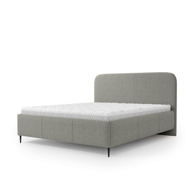 Edi Upholstered Ottoman Bed with Storage, Modern Style – Sand Matte (PERFECT HARMONY 83), 160x200