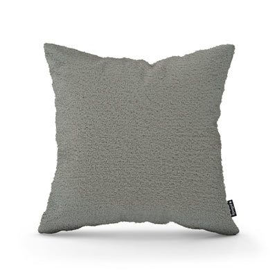 Lamb Decorative Cushion 45x45 cm, Scandinavian and Japandi Style, Coral Fabric – Desert Gray (CORAL 75)