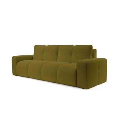 Soso 3 Seater Sofa Bed 149x200 with Storage, Modern Style – Aged Grain (CURIO 35)