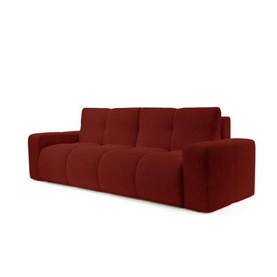 Soso 3 Seater Sofa Bed 149x200 with Storage, Modern Style – Cherry Depth (CURIO 57)