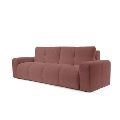 Soso 3 Seater Sofa Bed 149x200 with Storage, Modern Style – Spice Matte (CURIO 63)