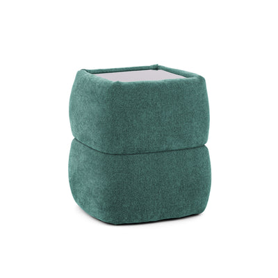 Puffra Bedside Table 47x53 Without Drawers, Minimalist Style – Turquoise Bay (DOHA 10)