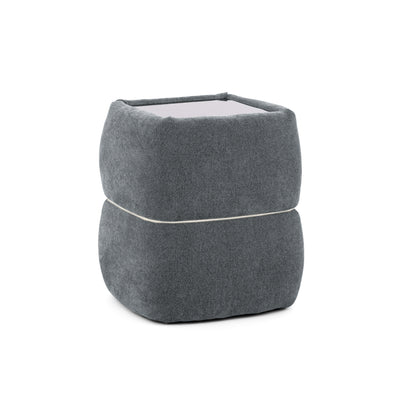Puffra Bedside Table 47x53 Without Drawers, Minimalist Style – Steel Depth (DOHA 21)