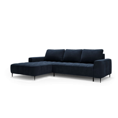 Francessco Corner Sofa with Bedding Storage 280 cm, Elegant Style – angled view, right-hand version | Pillovely