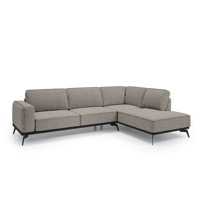 Rosalia Premium Corner Sofa 293 cm, Modern Style – Right-Sided, Stone Mist (ARAGON 20)