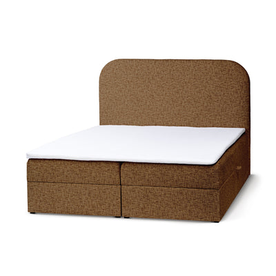 Gory Continental Divan Bed with Storage, Minimalist Style – Roasted Chestnut (IMO 30), 200