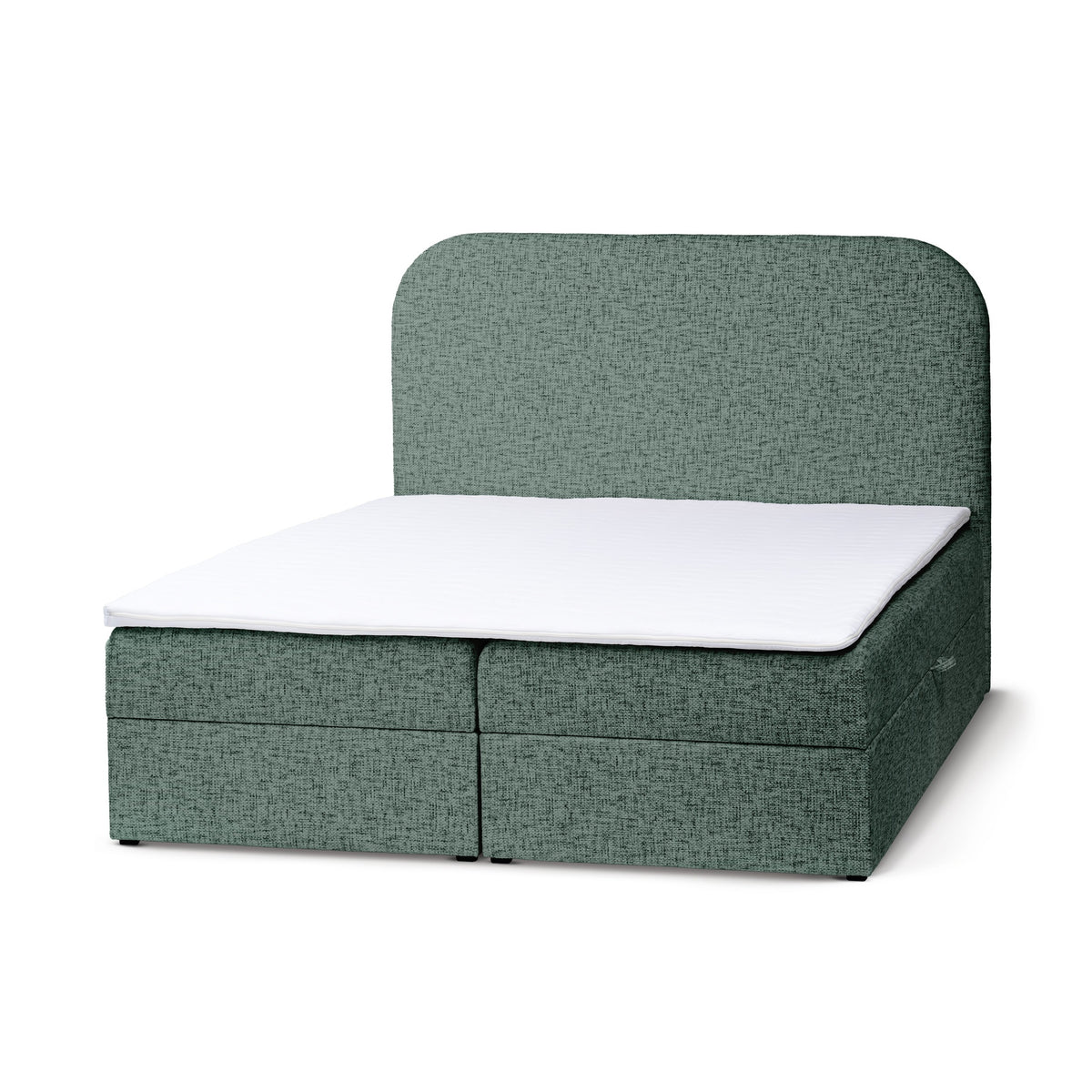 Gory Continental Divan Bed with Storage, Minimalist Style – Emerald (IMO 40), 200
