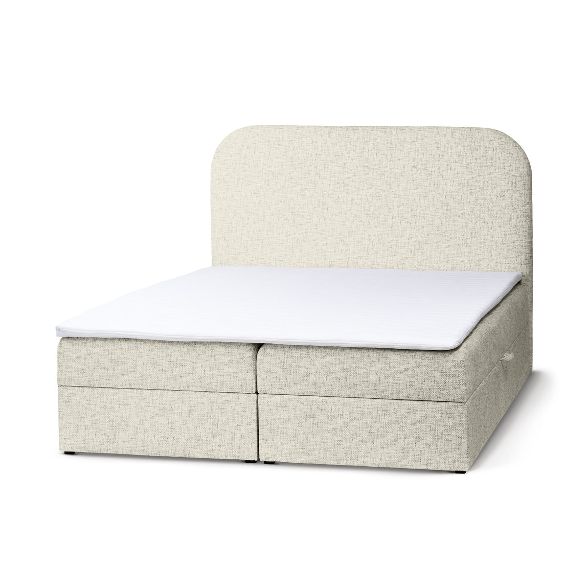 Gory Continental Divan Bed with Storage, Minimalist Style – Almond (IMO 05), 200