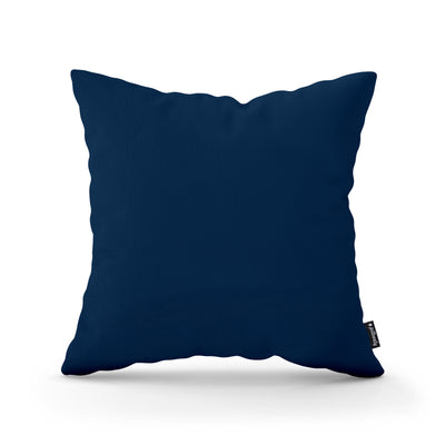 Smooth Decorative Cushion 45x45 cm, Minimalist Style – Ink Night (KRONOS 09)