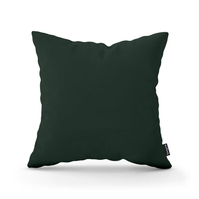 Smooth Decorative Cushion 45x45 cm, Minimalist Style – Dark Eucalyptus (KRONOS 14)