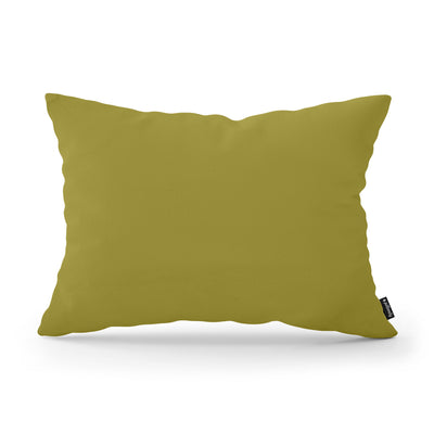 Smooth Decorative Cushion 40x55 cm, Modern and Scandinavian Style, Kronos Fabric – Golden Patina (KRONOS 17)