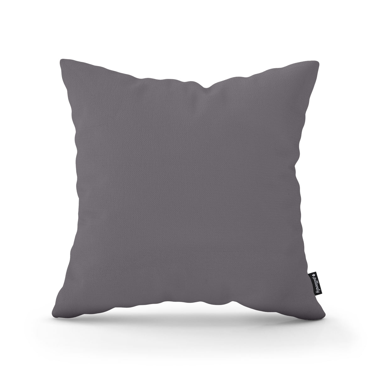 Smooth Decorative Cushion 45x45 cm, Minimalist Style – Gray Mélange (KRONOS 22)