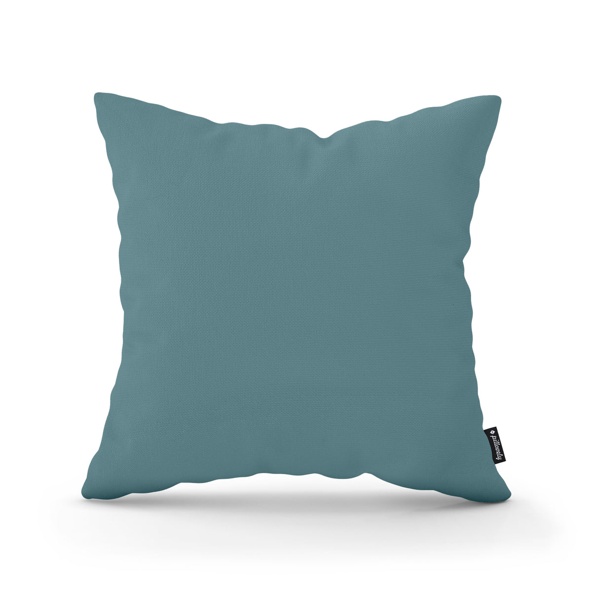 Smooth Decorative Cushion 45x45 cm, Minimalist Style – Smoky Green (KRONOS 26)