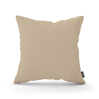 Smooth Decorative Cushion 45x45 cm, Minimalist Style – Linen Sand (KRONOS 35)