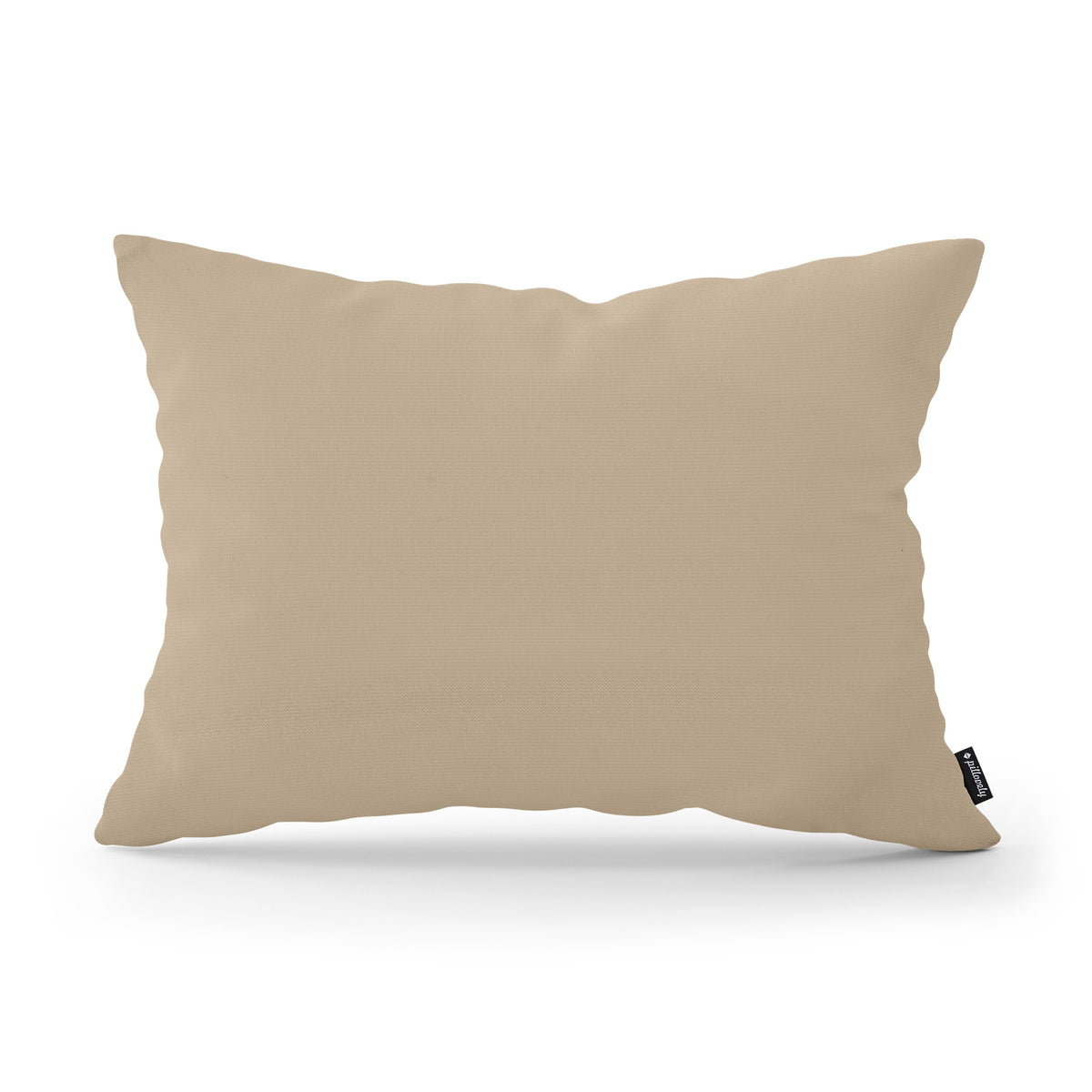 Smooth Decorative Cushion 40x55 cm, Modern and Scandinavian Style, Kronos Fabric – Linen Sand (KRONOS 35)