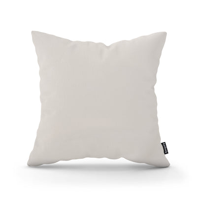 Smooth Decorative Cushion 45x45 cm, Minimalist Style – Cream Ash (KRONOS 38)