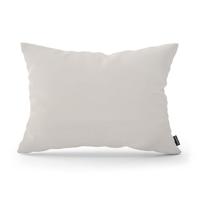 Smooth Decorative Cushion 40x55 cm, Modern and Scandinavian Style, Kronos Fabric – Cream Ash (KRONOS 38)