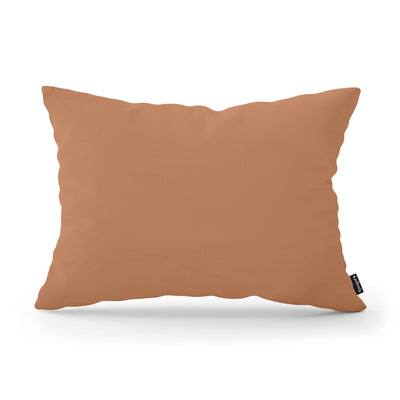 Smooth Decorative Cushion 40x55 cm, Modern and Scandinavian Style, Kronos Fabric – Autumn Sepia (KRONOS 41)