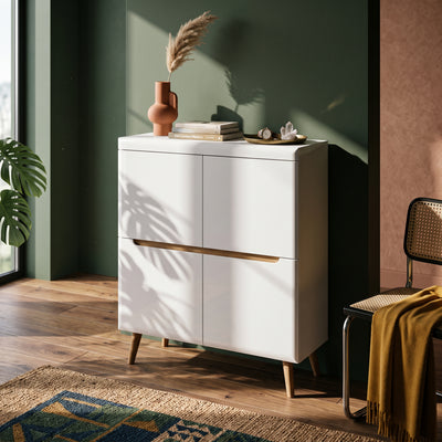 Trava Sideboard 107x134, Scandinavian Style – in a room setting