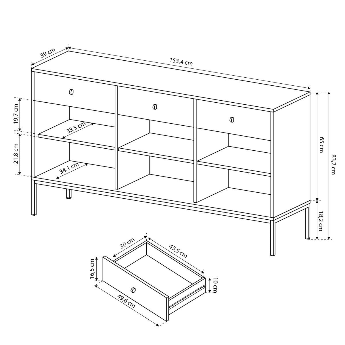 Kviat Sideboard 154x84, Vintage Style – photo 14