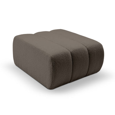 Baloa Relaxation Pouffe 82x41 cm, Organic Modern Style – Oak Shadow (LAMBI 03)