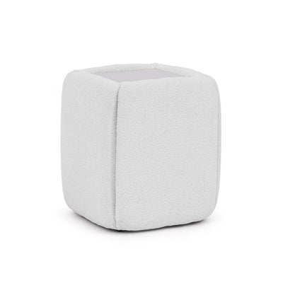 Neria Bedside Table 50x55 Without Drawers, Minimalist Style – Morning Mist (LAMBI 07)