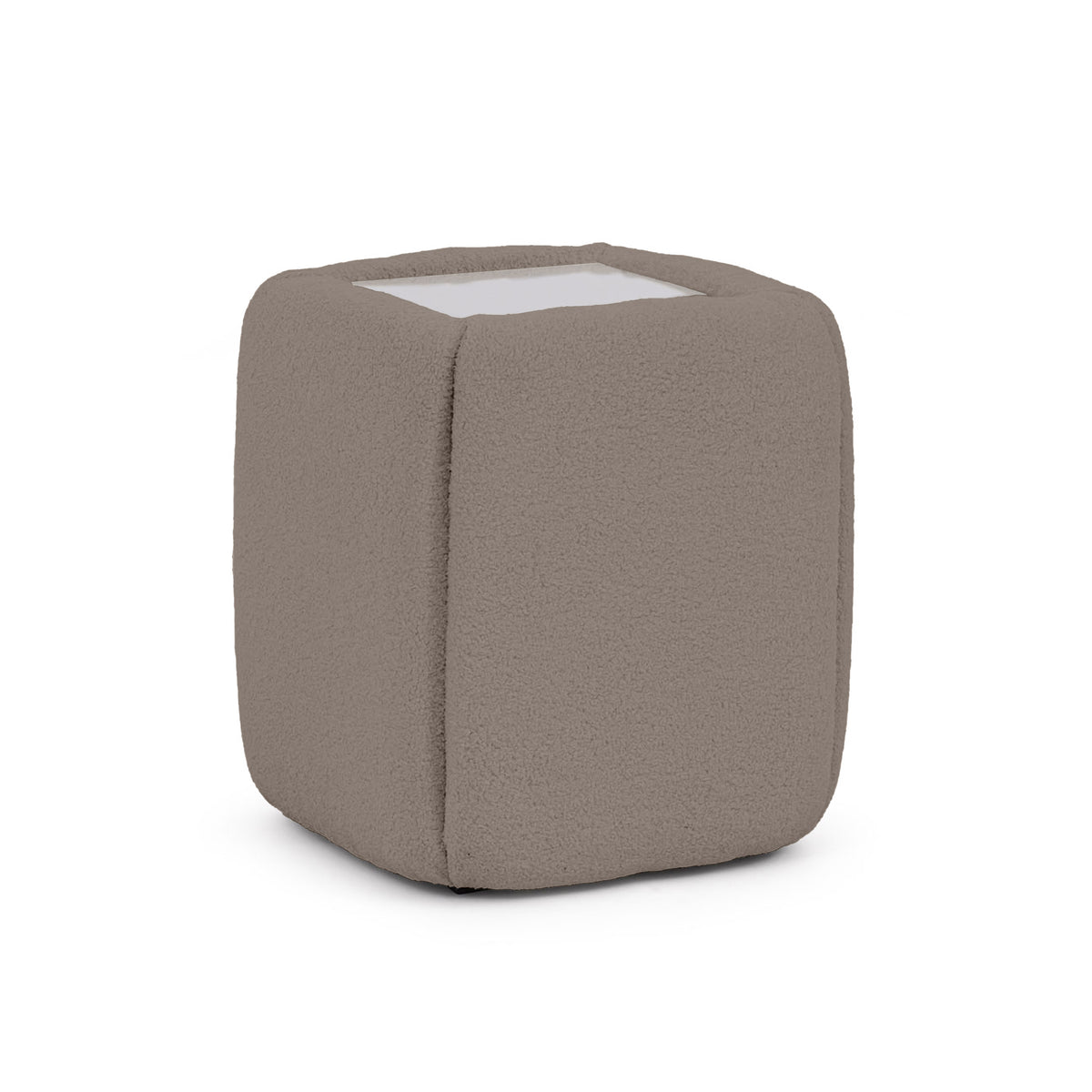Neria Bedside Table 50x55 Without Drawers, Minimalist Style – Caramel Grain (LAMBI 10)