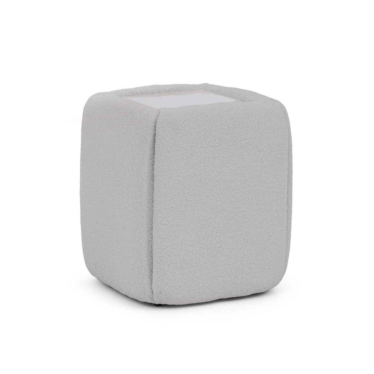 Neria Bedside Table 50x55 Without Drawers, Minimalist Style – Ash Glow (LAMBI 11)