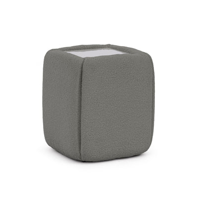 Neria Bedside Table 50x55 Without Drawers, Minimalist Style – Pearl Gray (LAMBI 12)