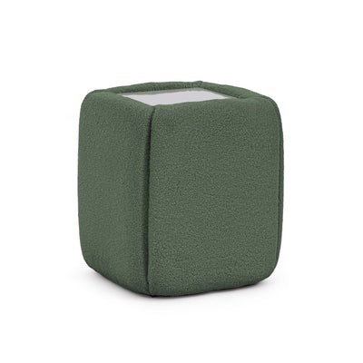 Neria Bedside Table 50x55 Without Drawers, Minimalist Style – Forest Olive (LAMBI 15)