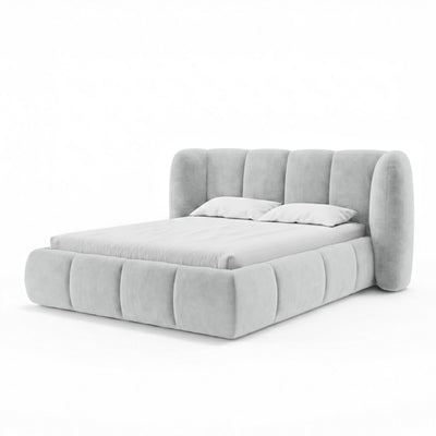 Ventara Upholstered Ottoman Bed with Vertical Tufting and Storage, Soft Modern Style – photo 16