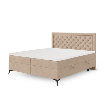 Rosselia Quilted Continental Divan Bed with Two Storage Compartments, Glamour Style – photo 35