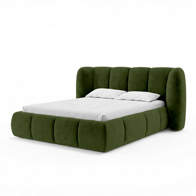 Ventara Upholstered Ottoman Bed with Vertical Tufting and Storage, Soft Modern Style – photo 27