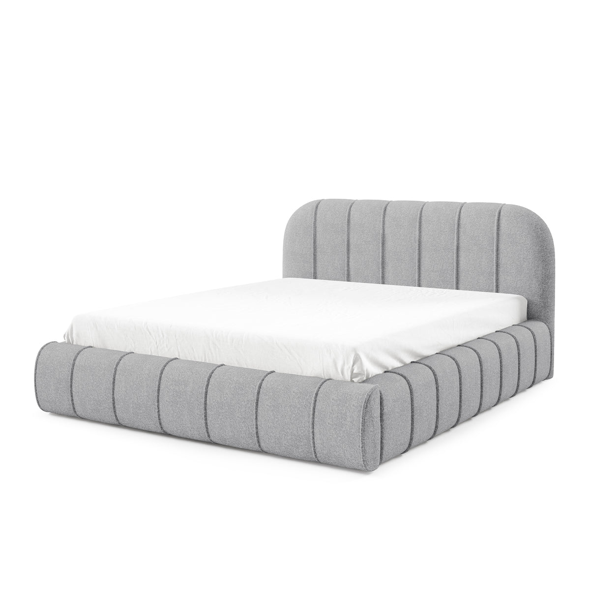 Apfella Upholstered Ottoman Bed with Storage, Modern Style – photo 27
