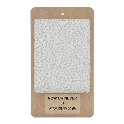 Fabric sample NOW OR NEVER Porcelain Ash (NOW OR NEVER 01)