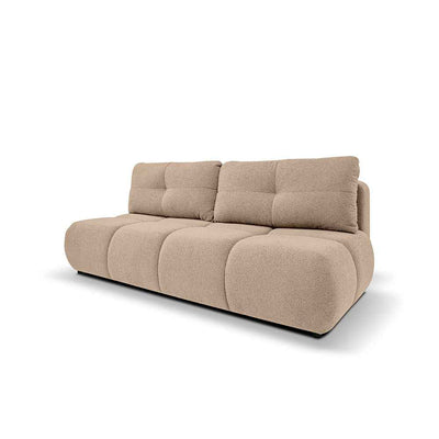 Milorya 3 Seater Sofa Bed 142x200, Soft Minimalism Style – Walnut Fluff (NOW OR NEVER 14)